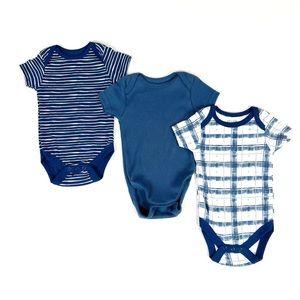 NEW Chick Pea Boys 3 Piece Onesie Set